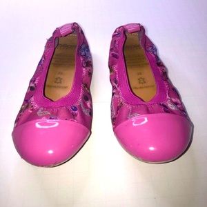 Geox Girls Respira Ballerinas Flat Shoes Pink Flor